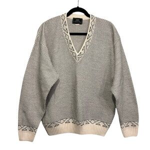 Vintage Sears Men V-Neck Sweater